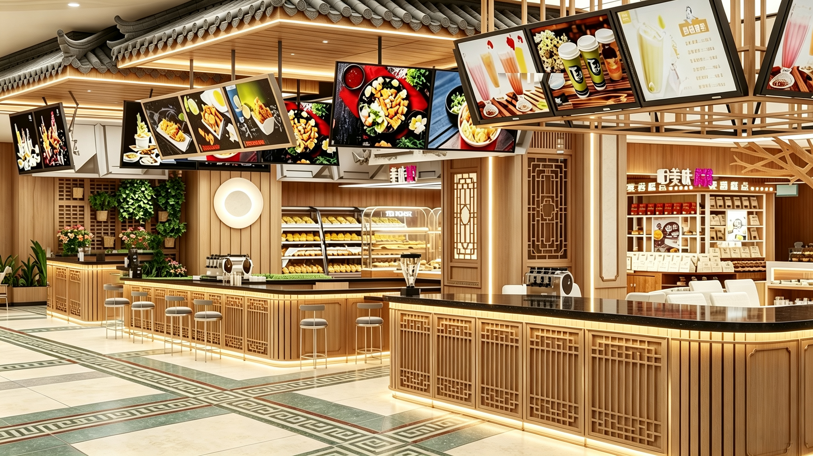 广州汉风粤味美食街汉风主题空间